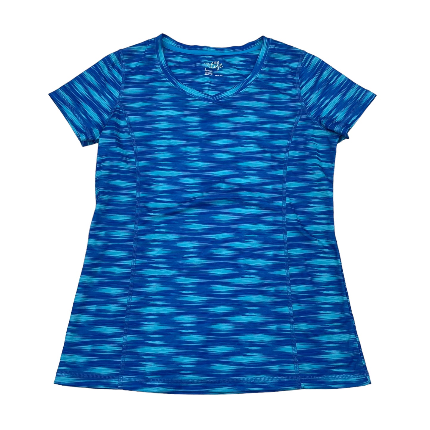 BLUE ATHLETIC TOP SS by MADE FOR LIFE Size:S