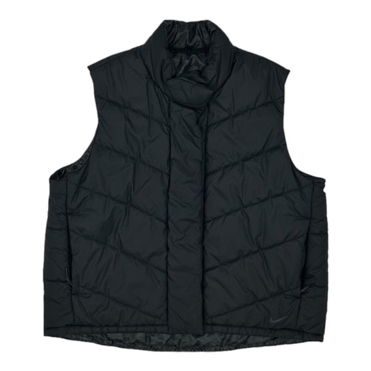 BLACK VEST PUFFER & QUILTED by NIKE APPAREL Size:L