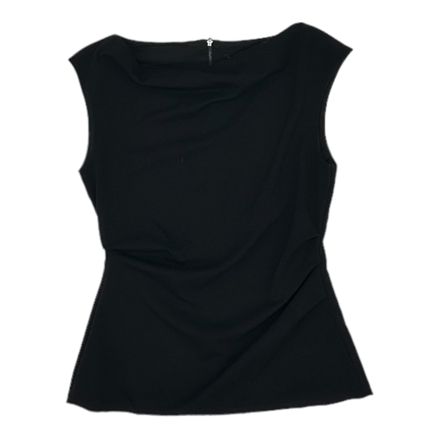 BLACK BLOUSE SLEEVELESS by WHITE HOUSE BLACK MARKET Size:M