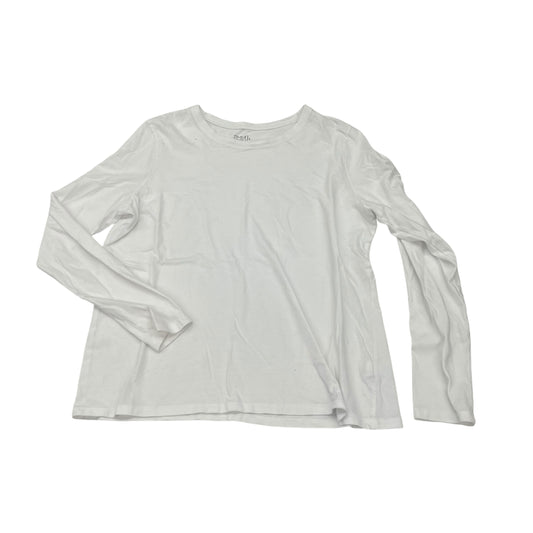 WHITE TOP LS BASIC by TIME AND TRU Size:L