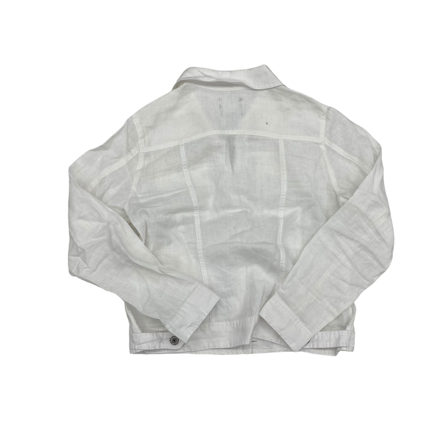 Jacket Other By Jones And Co In White, Size:M