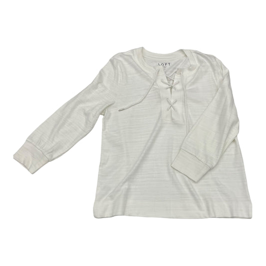 Top Ls By Loft In White, Size:L