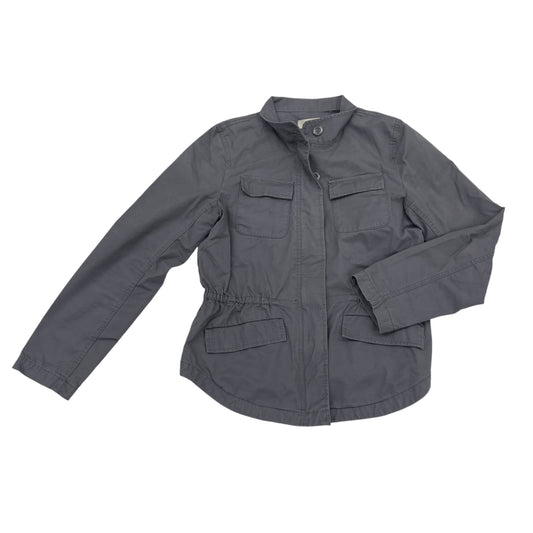 Jacket Utility By Loft In Grey, Size:M