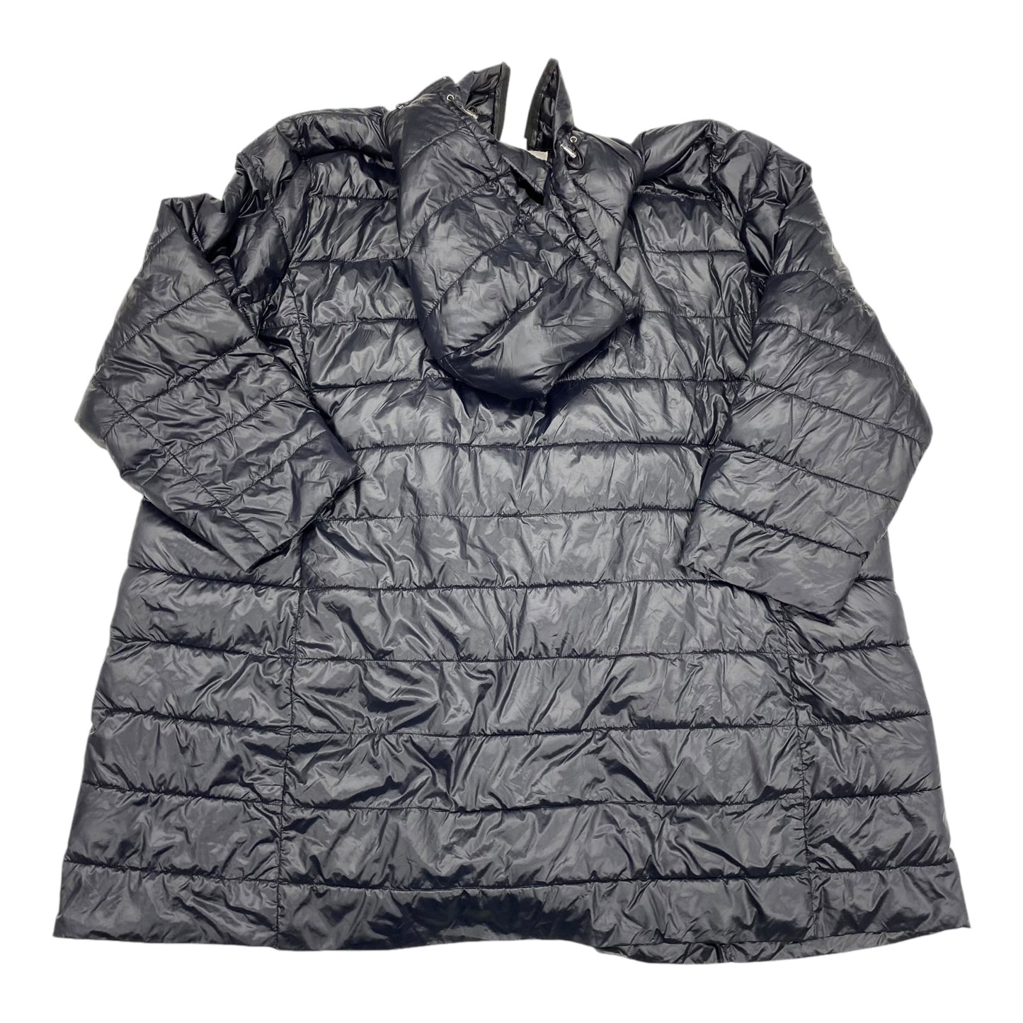 Jacket Puffer & Quilted By Woman Within In Black, Size:4X