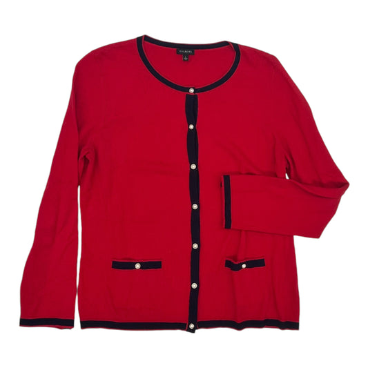 Cardigan By Talbots In Red, Size:L