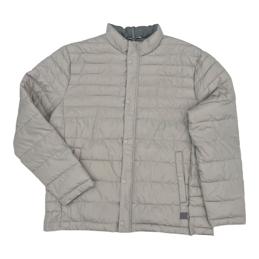 Jacket Puffer & Quilted By Kenneth Cole In Grey, Size:Xl