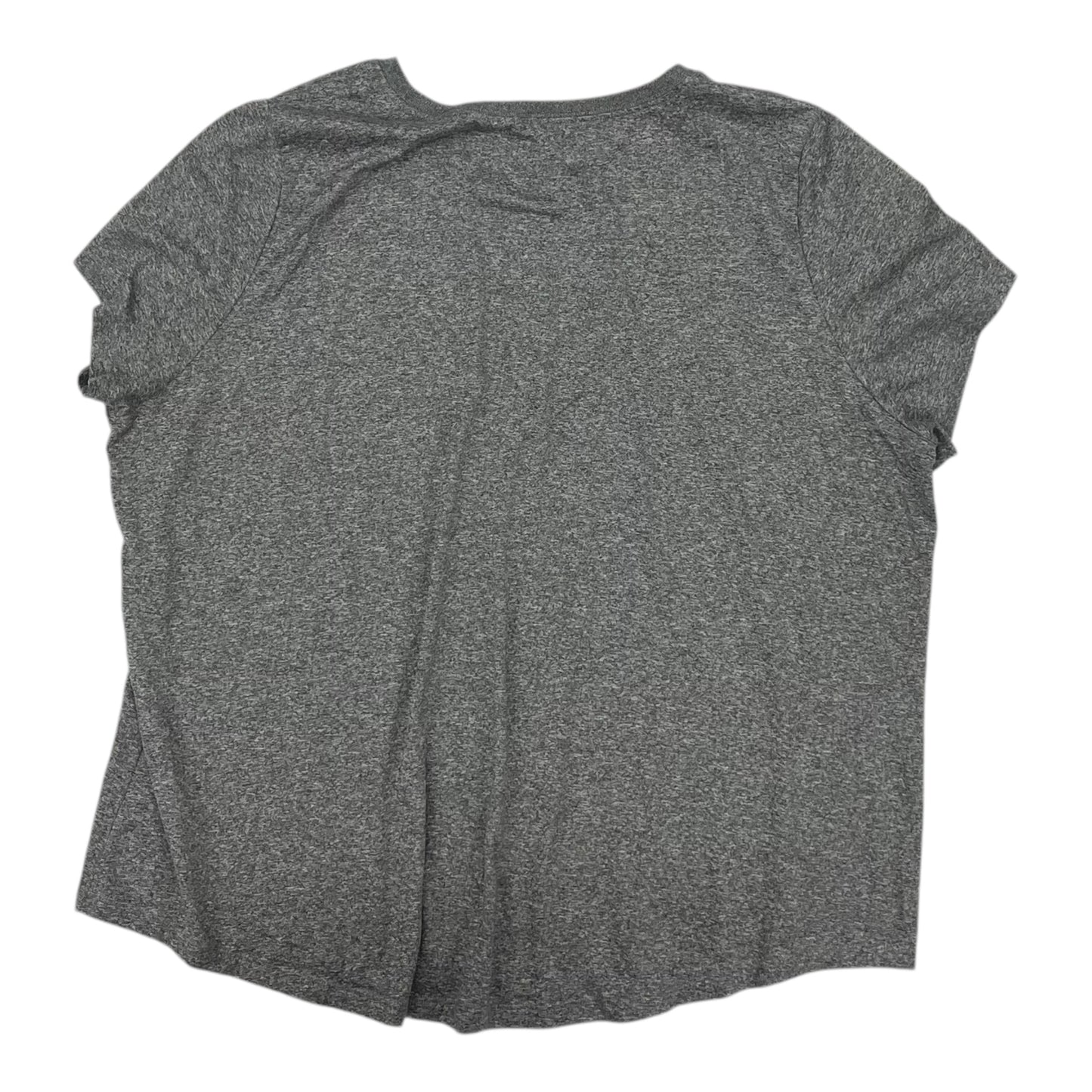 Athletic Top Ss By Nike In Grey, Size:3X
