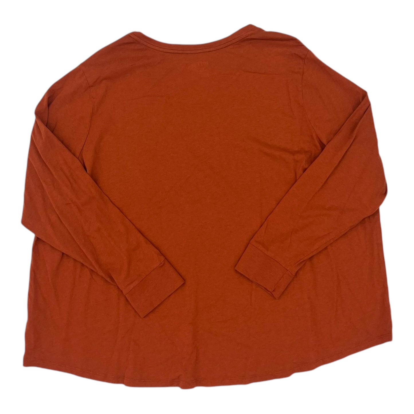 Top Ls Basic By Terra & Sky In Orange, Size:4X