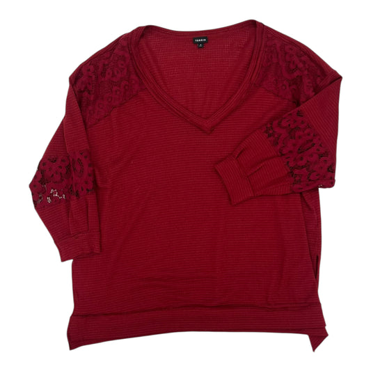Sweater By Torrid In Red, Size:4X