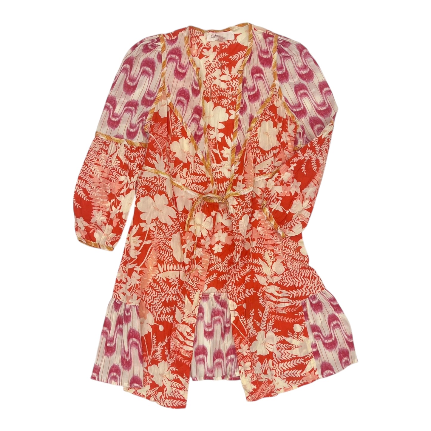 Cardigan By Clothes Mentor In Orange, Size:S