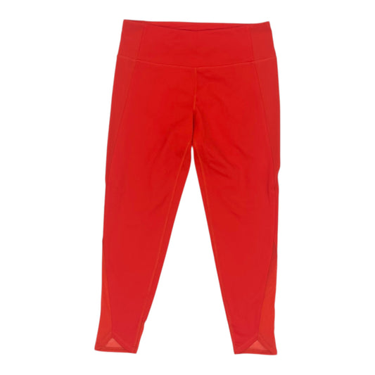 Athletic Leggings Capris By Dsg Outerwear In Orange, Size:L