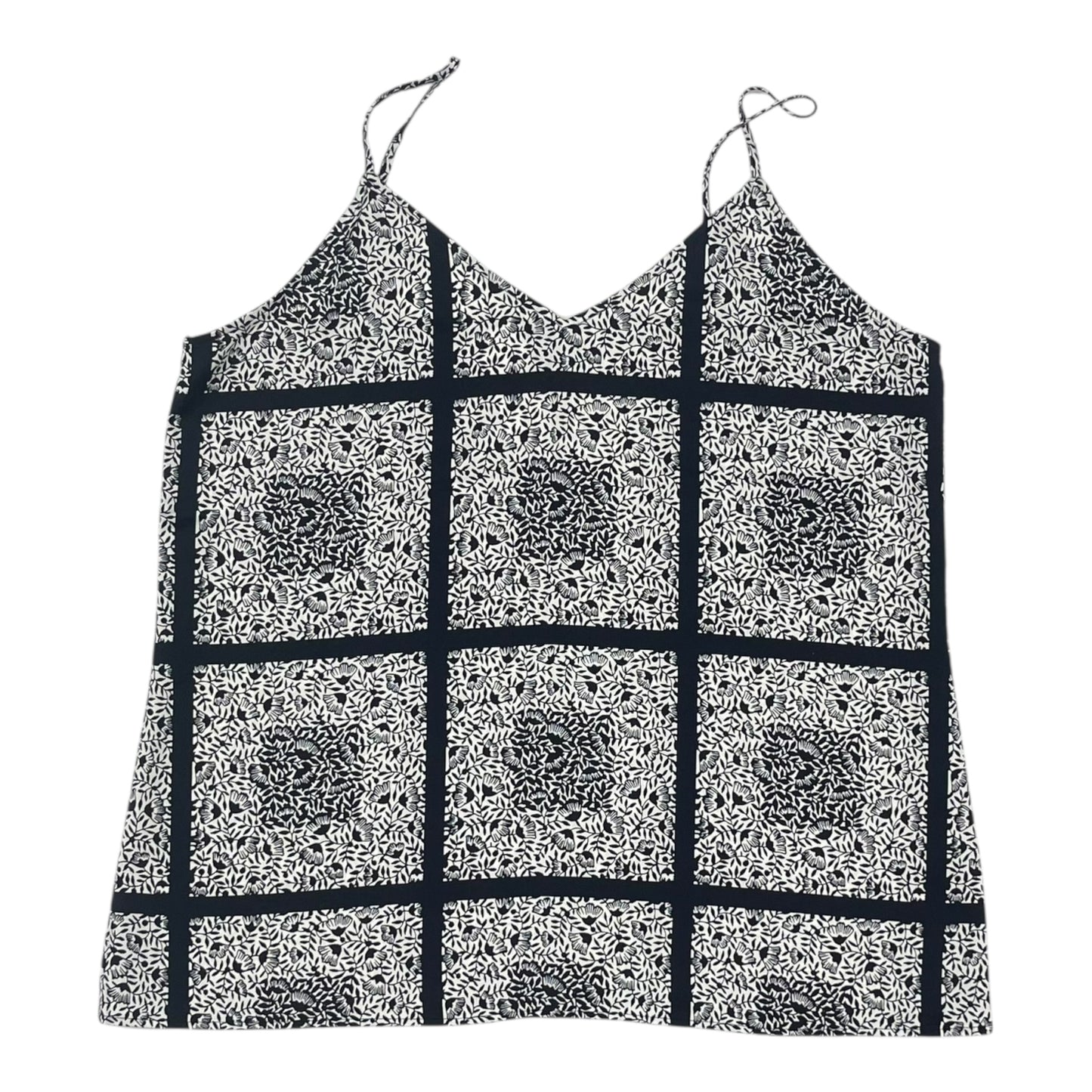 Blouse Sleeveless By Ann Taylor In Blue, Size:M