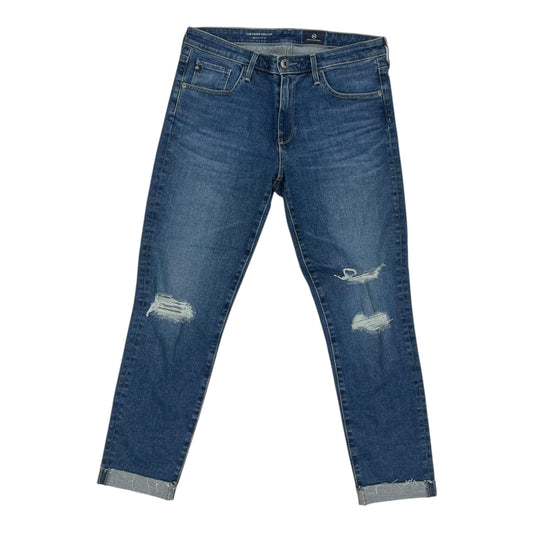 Jeans Skinny By Adriano Goldschmied In Blue Denim, Size:8