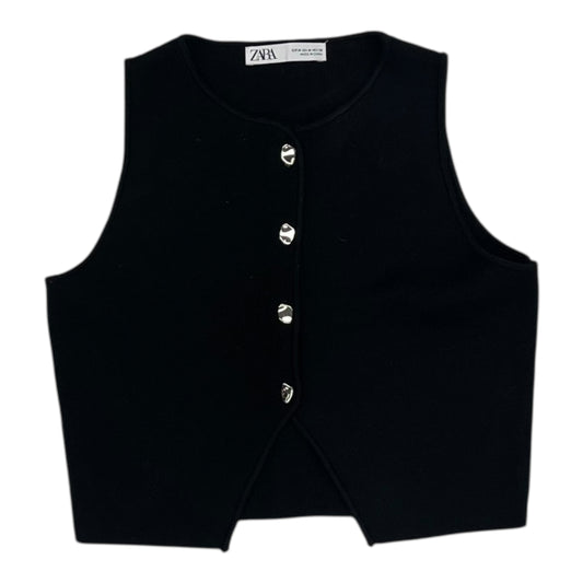 Vest Sweater By Zara In Black, Size:M