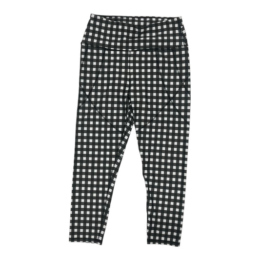 Athletic Leggings By Cmc In Black & White, Size:L