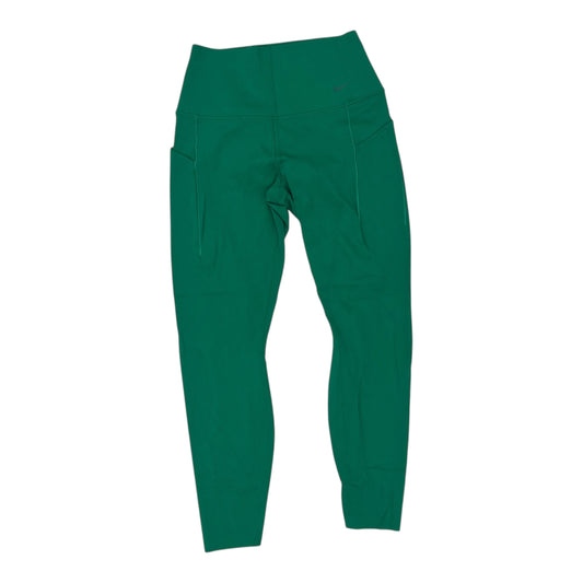 Athletic Leggings By Nike Apparel In Green, Size:M