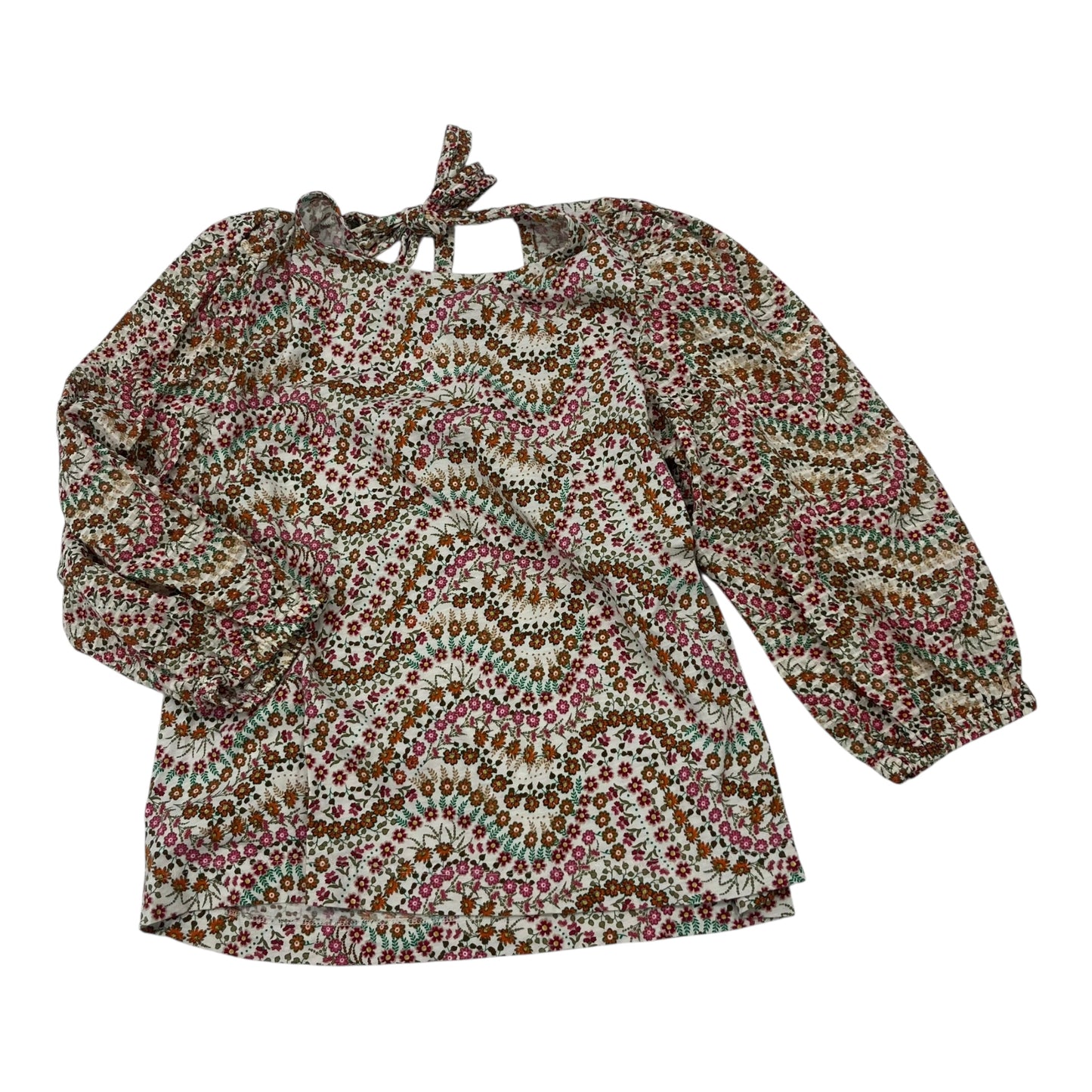 Top Ls By Loft In Floral Print, Size:L