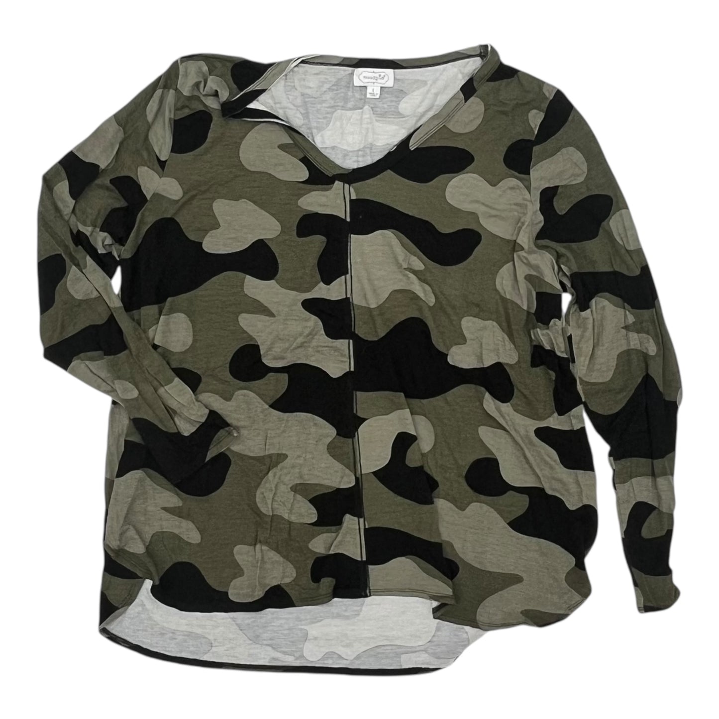 Top Ls By Mudpie In Camouflage Print, Size:L