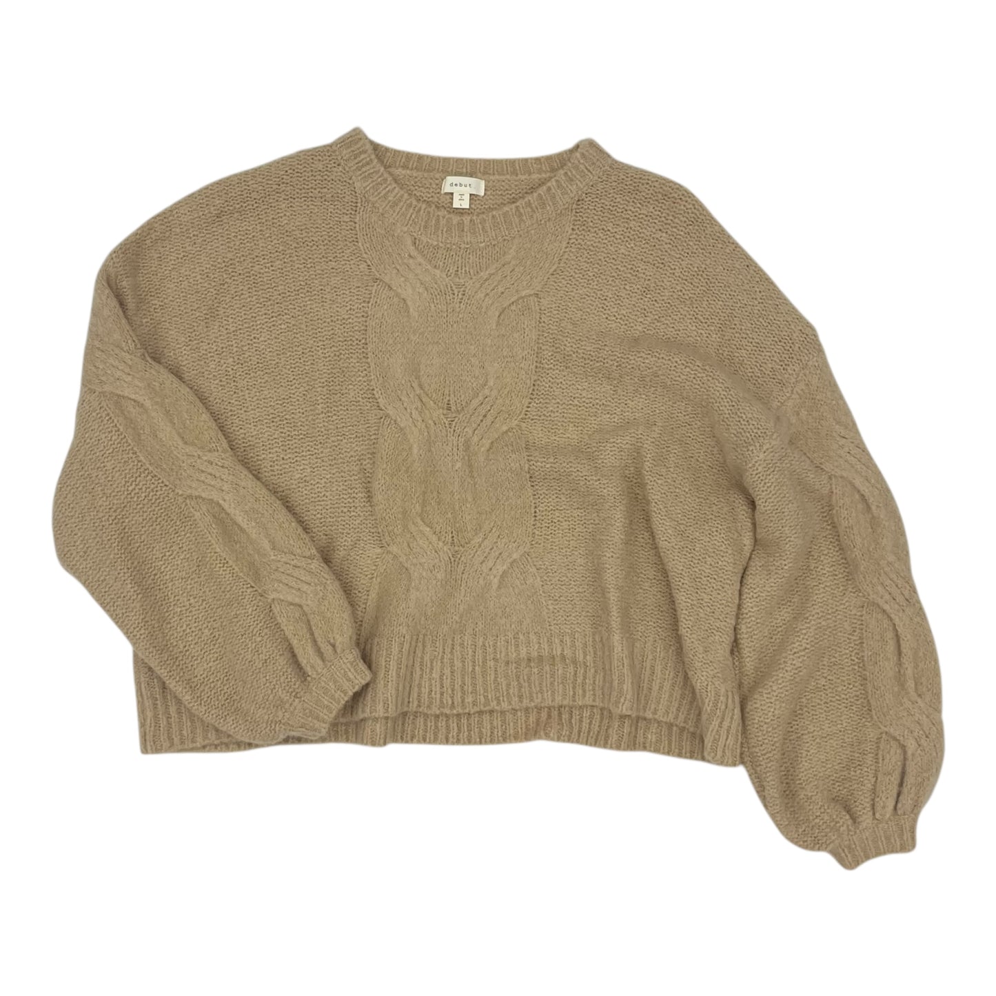Sweater By Debut In Tan, Size:L