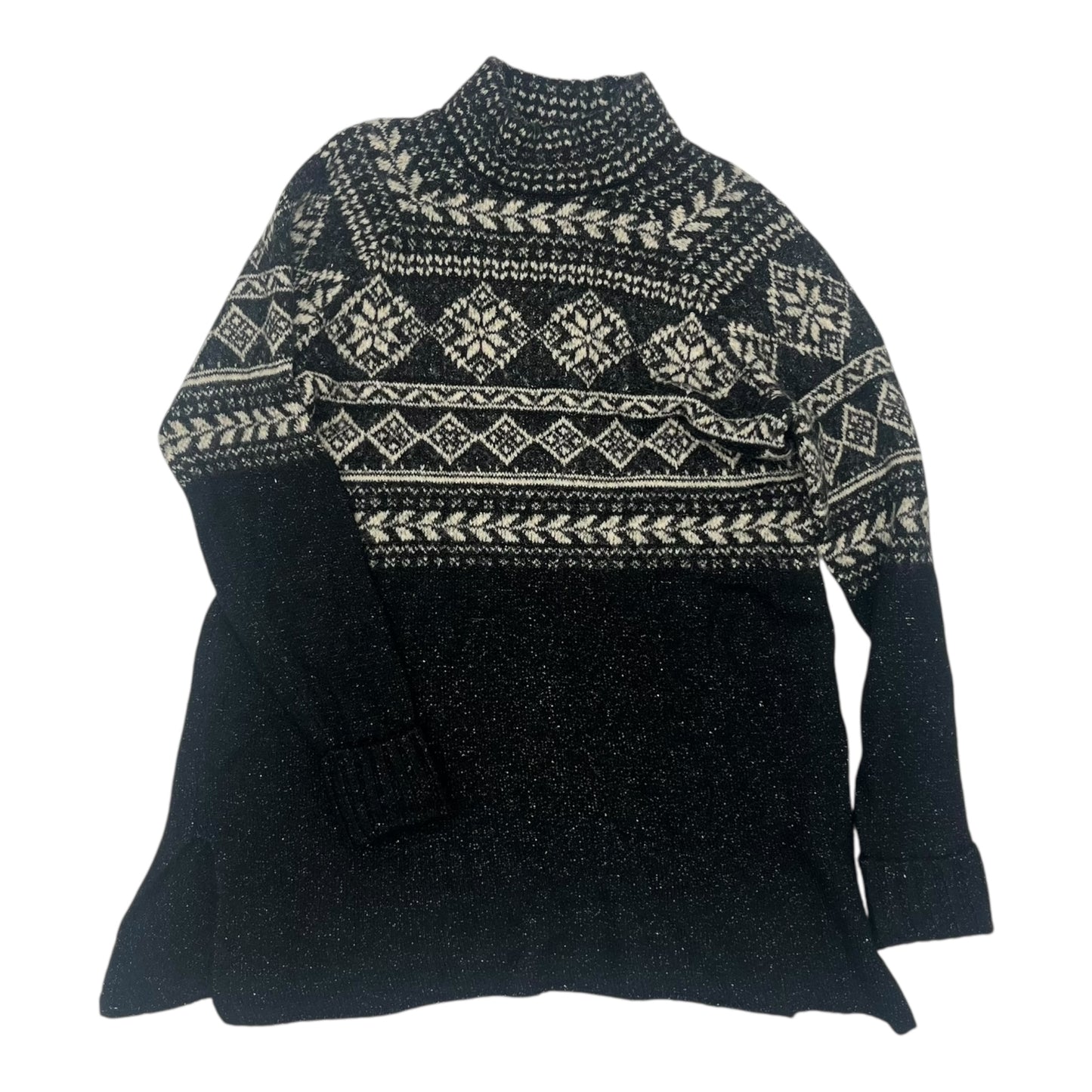 Sweater By Style And Co Collection Women In Black & Brown, Size:Xl