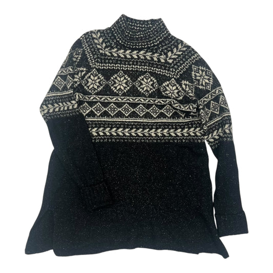 Sweater By Style And Co Collection Women In Black & Brown, Size:Xl