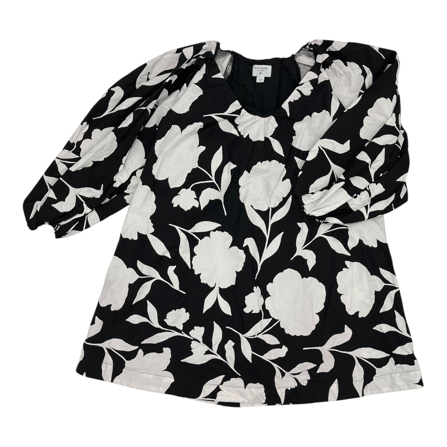 Dress Designer By Kate Spade In Black & White, Size:L