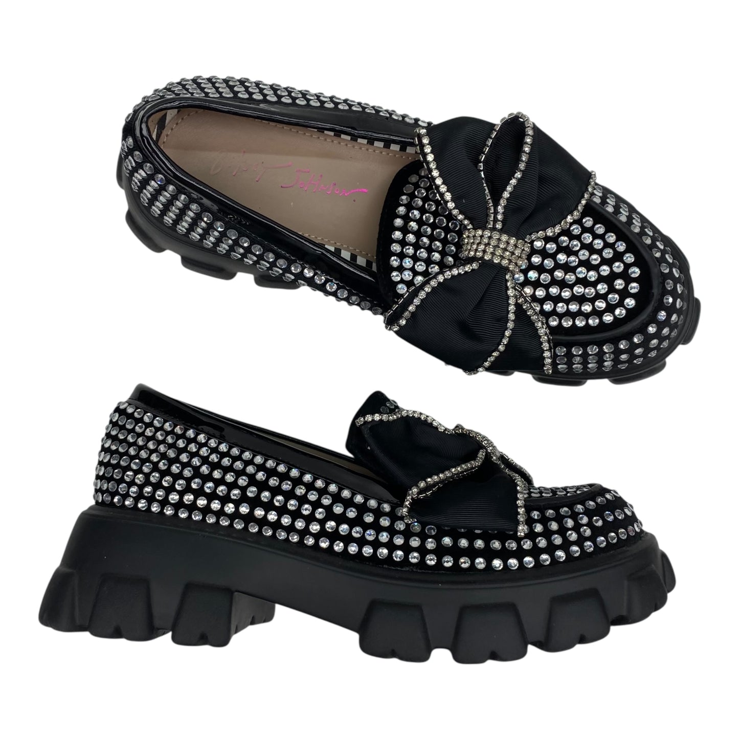 Shoes Heels Platform By Betsey Johnson In Black, Size:10