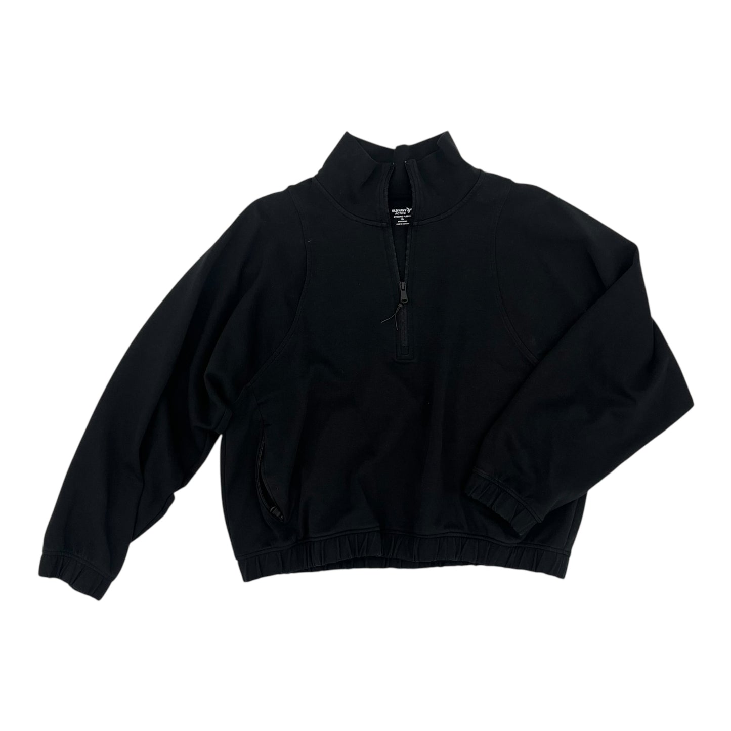 Athletic Sweatshirt Collar By Old Navy In Black, Size:Xl