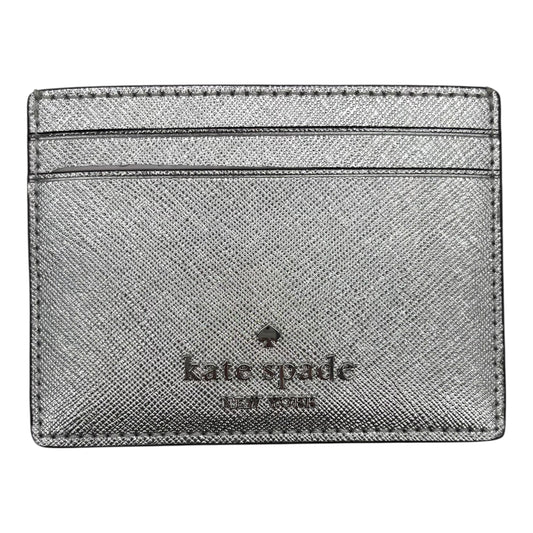 Wallet Designer By Kate Spade In Silver, Size:Small