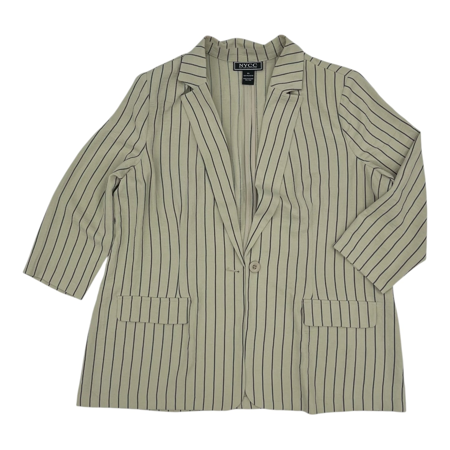Blazer By Nycc In Tan, Size:Xl