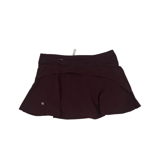 Athletic Skort By Lululemon In Purple, Size:M
