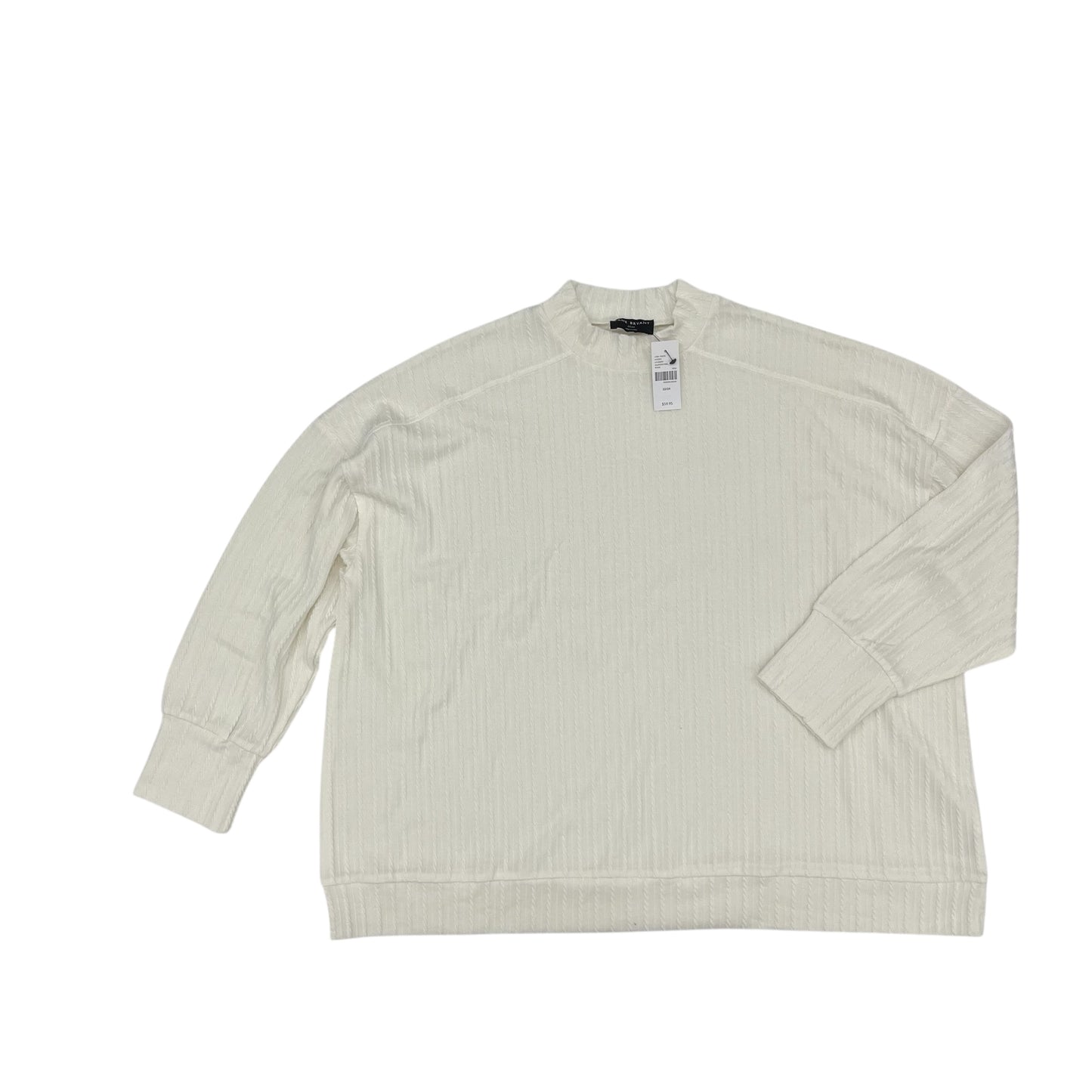 Top Ls By Lane Bryant In Cream, Size:3X