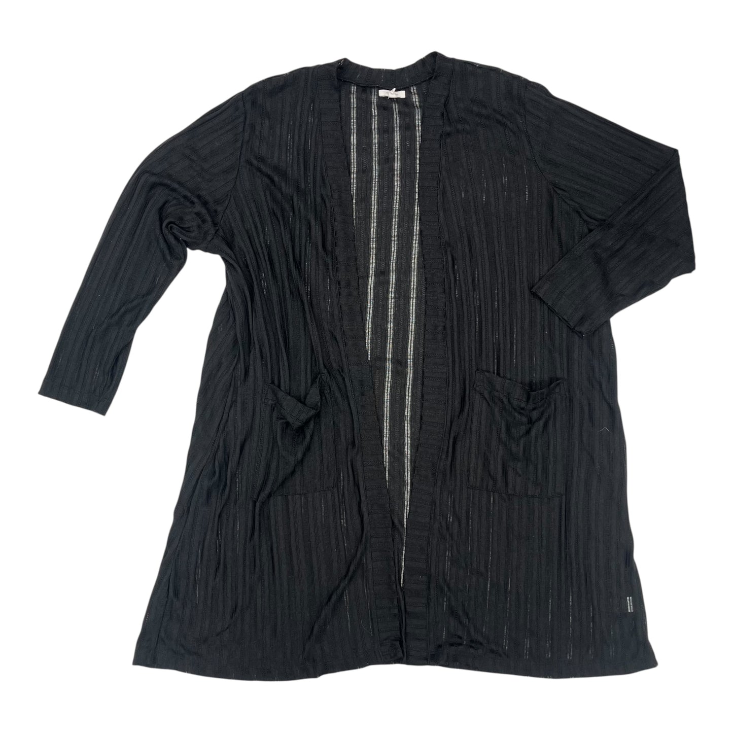 Cardigan By Maurices In Black, Size:3X