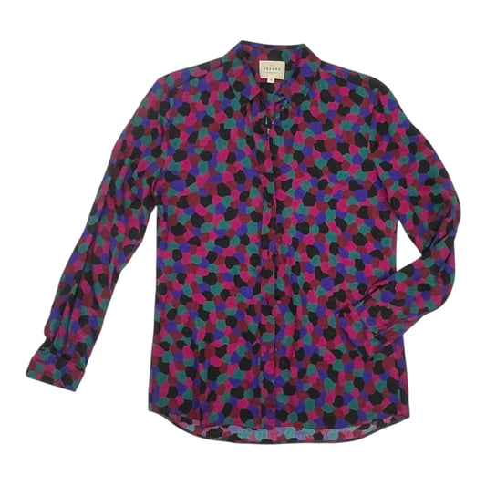 Blouse Ls By Sezane In Purple & Red, Size:S