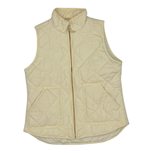 Vest Puffer & Quilted By J. Crew In Cream, Size:M