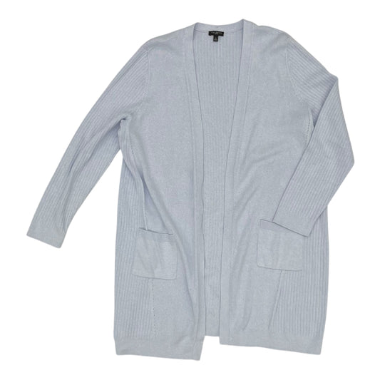 Sweater Cardigan By Talbots In Blue, Size:Lp