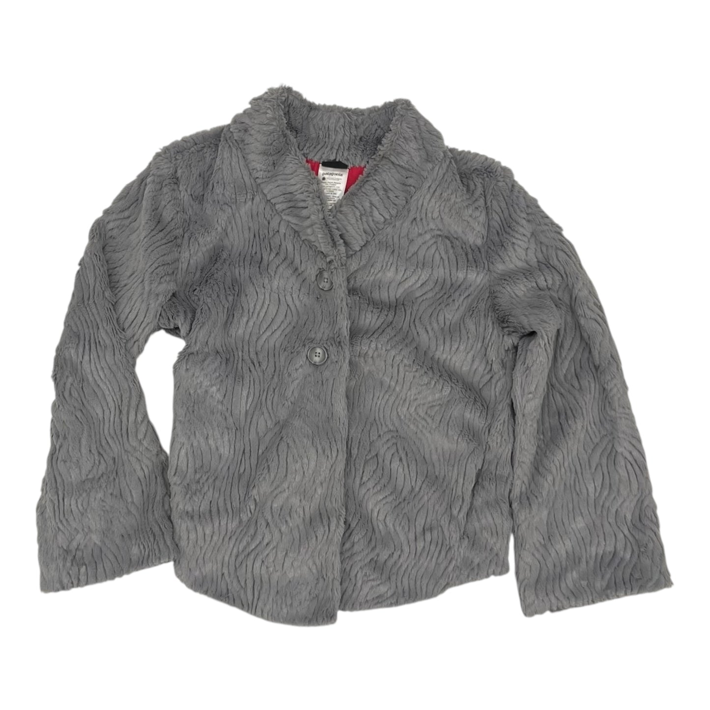 Jacket Faux Fur & Sherpa By Patagonia In Grey, Size:S