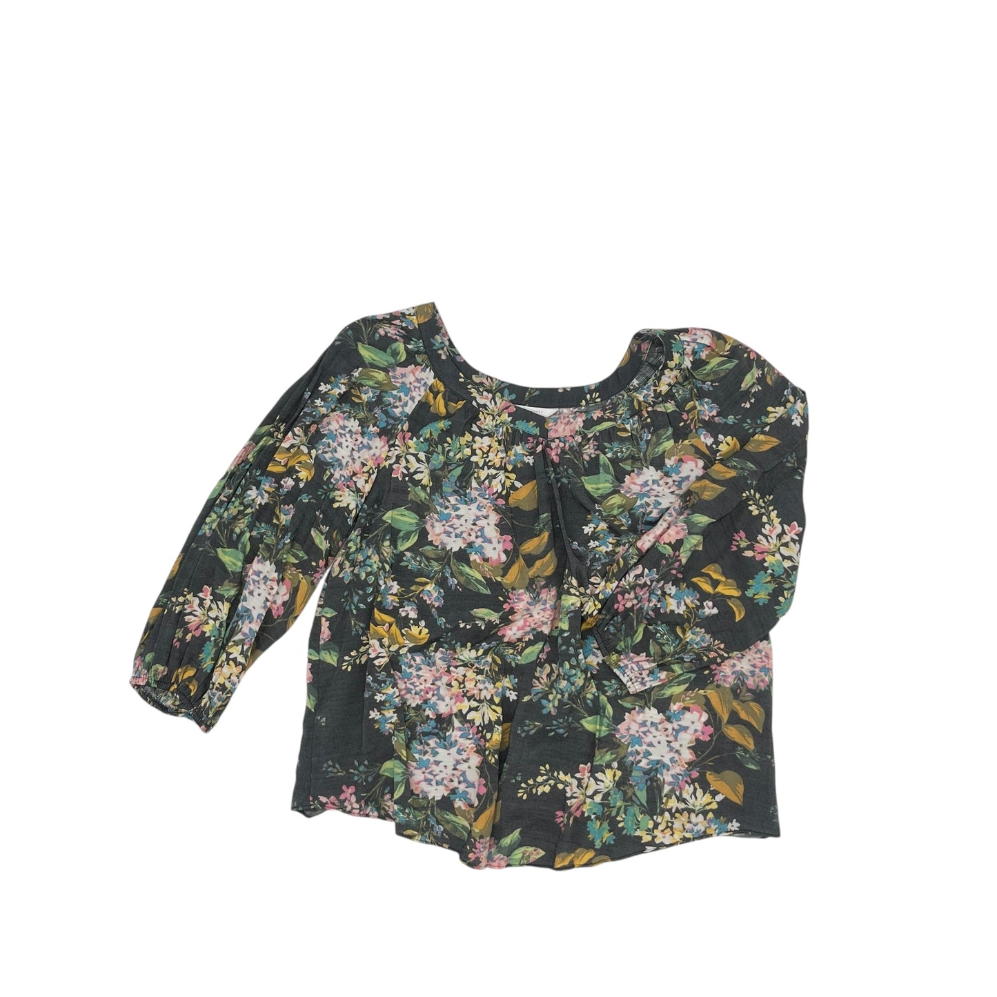 Blouse Ls By Lc Lauren Conrad In Grey, Size:L