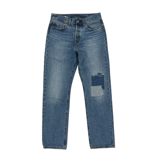 Jeans Straight By Levis In Blue Denim, Size:6