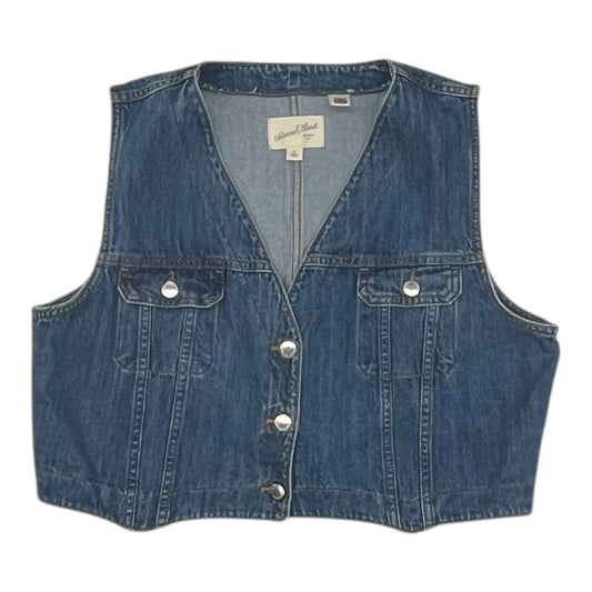 Vest Other By Universal Thread In Blue Denim, Size:Xl