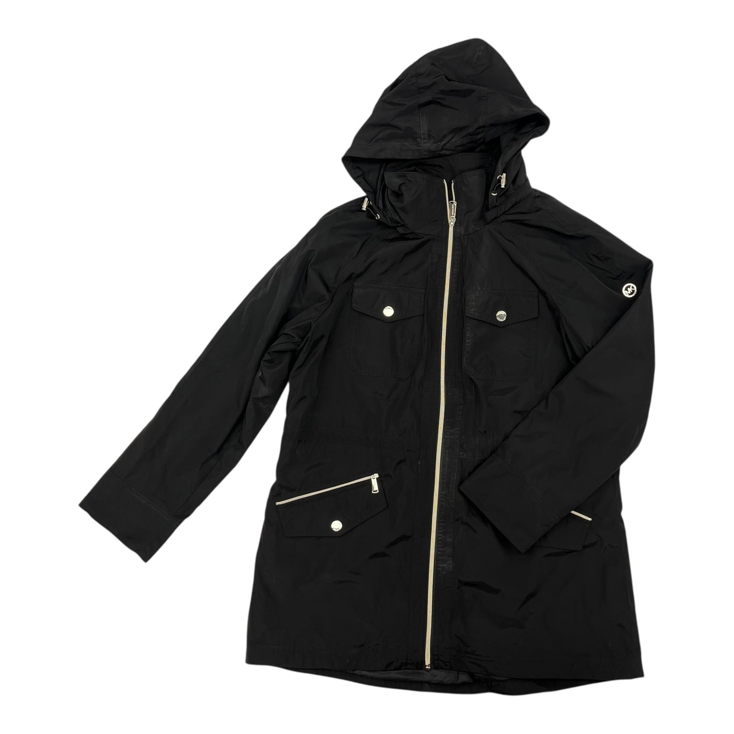 Jacket Designer By Michael Kors In Black, Size:L