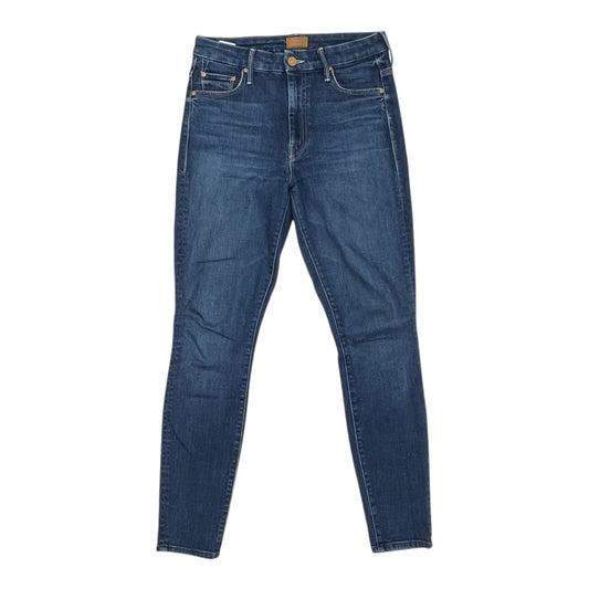 Jeans Skinny By Mother In Blue Denim, Size:6