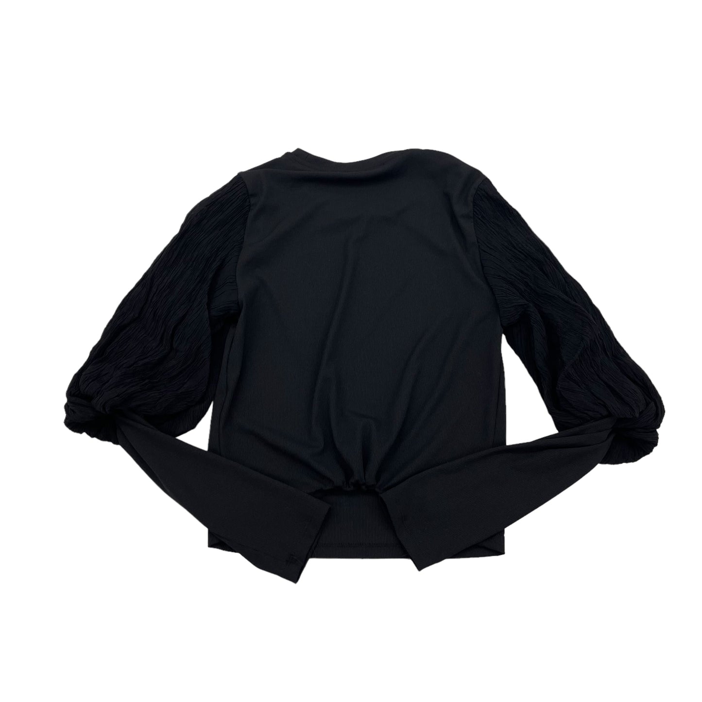 BLACK ZARA TOP LS, Size L