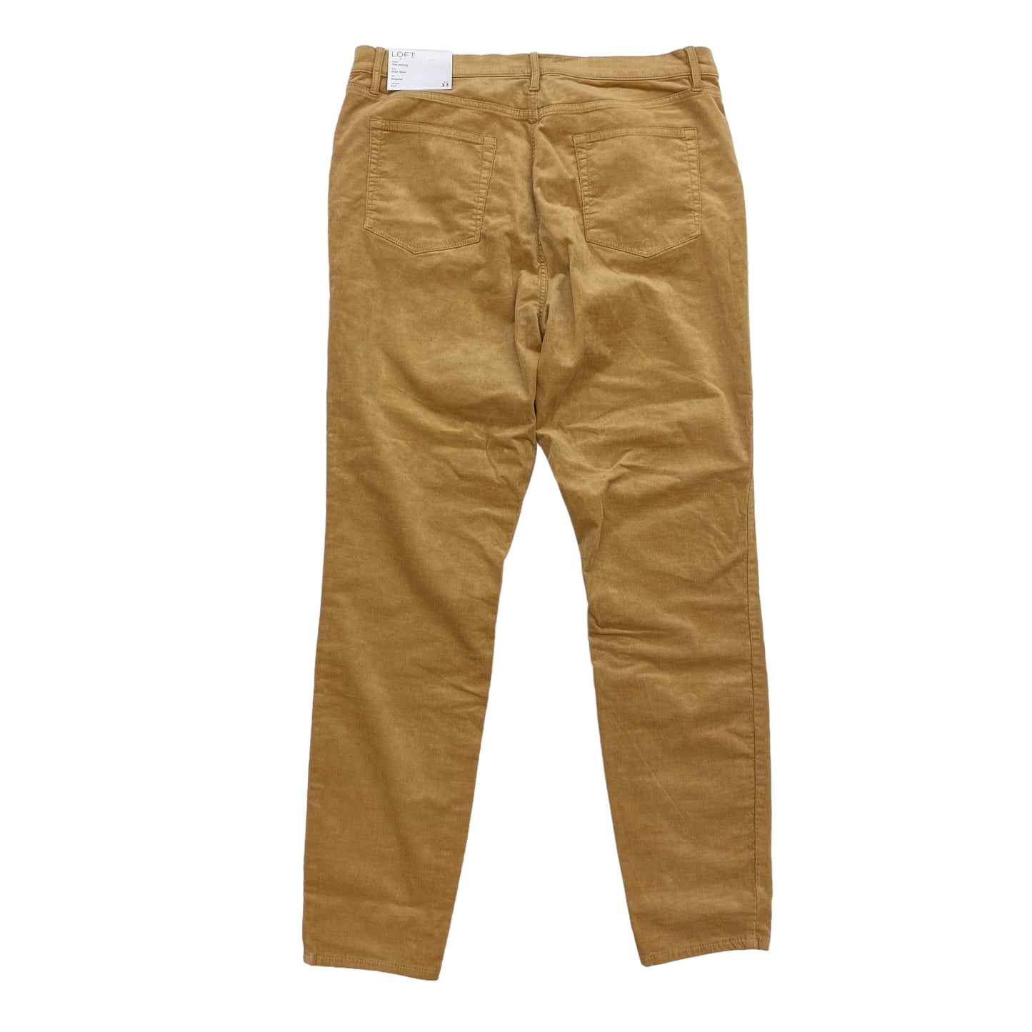 TAN PANTS CORDUROY by LOFT Size:16L