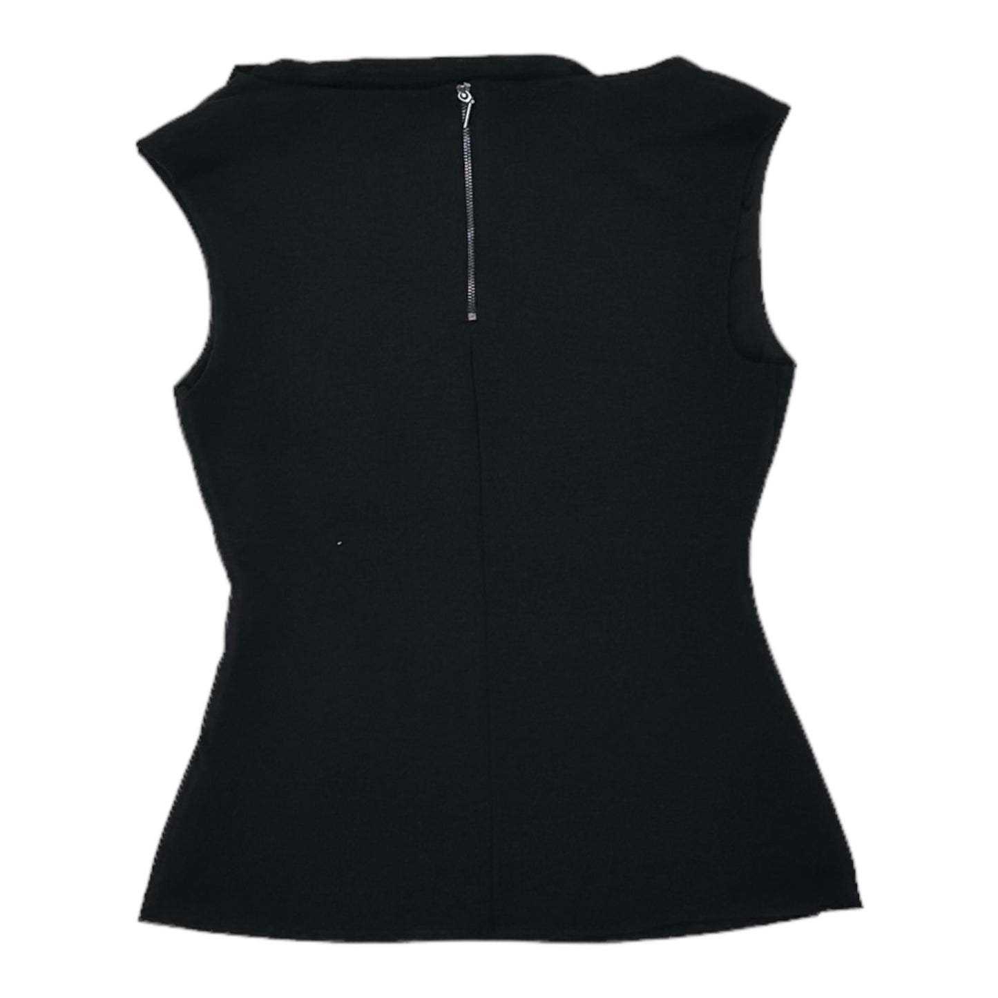 BLACK BLOUSE SLEEVELESS by WHITE HOUSE BLACK MARKET Size:M