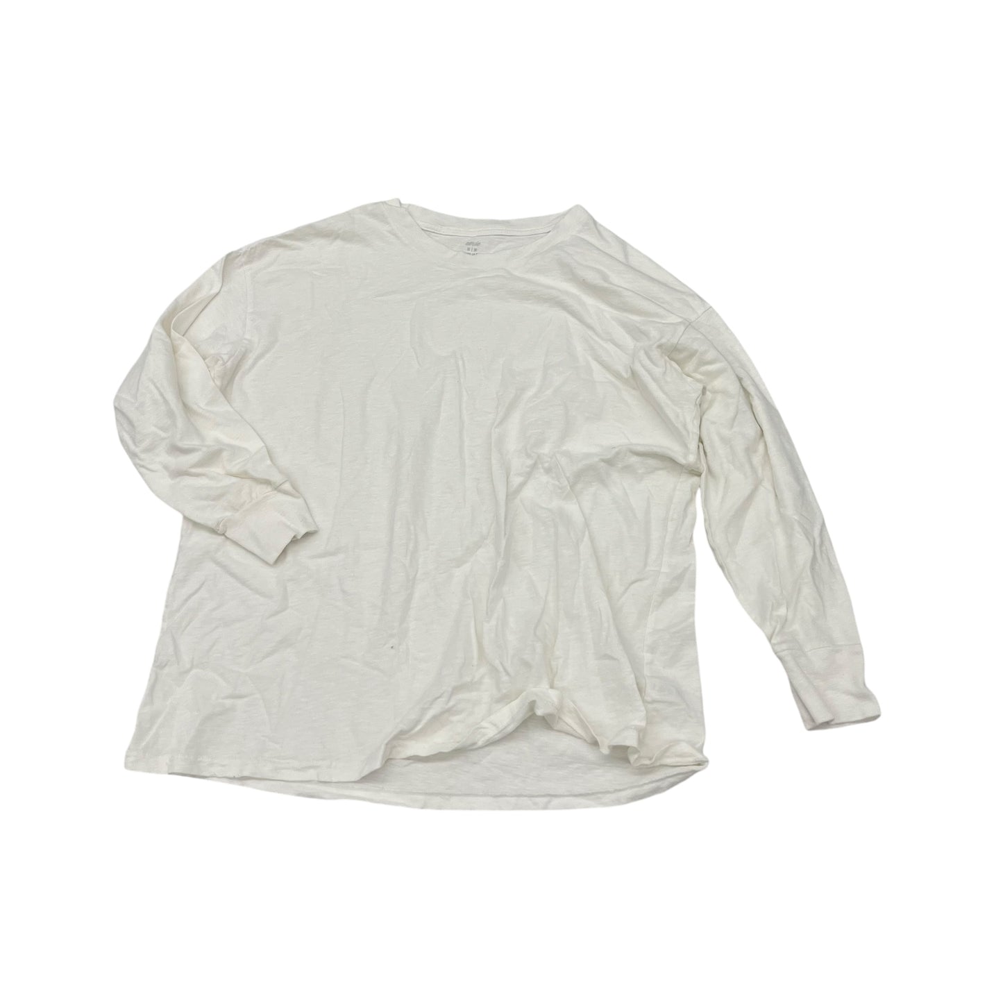 TOP LS BASIC By AERIE In WHITE, Size:M