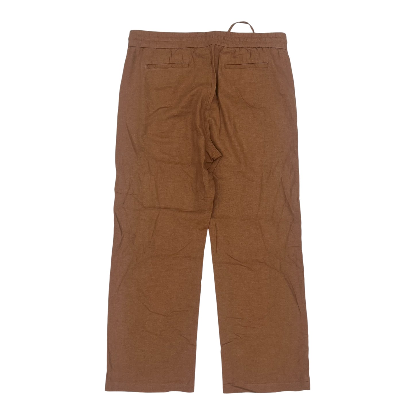 Pants Linen By Ann Taylor In Brown, Size:L