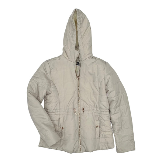 Coat Puffer & Quilted By Clothes Mentor In Cream, Size:L