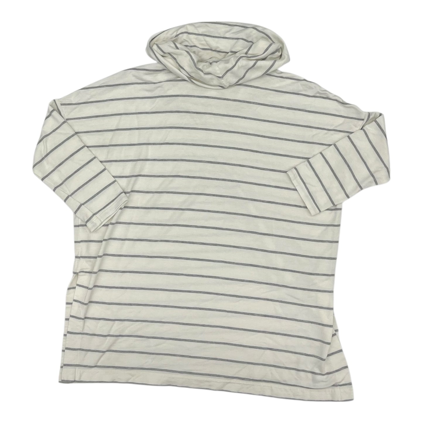 Top 3/4 Sleeve By Loft In Cream, Size:M