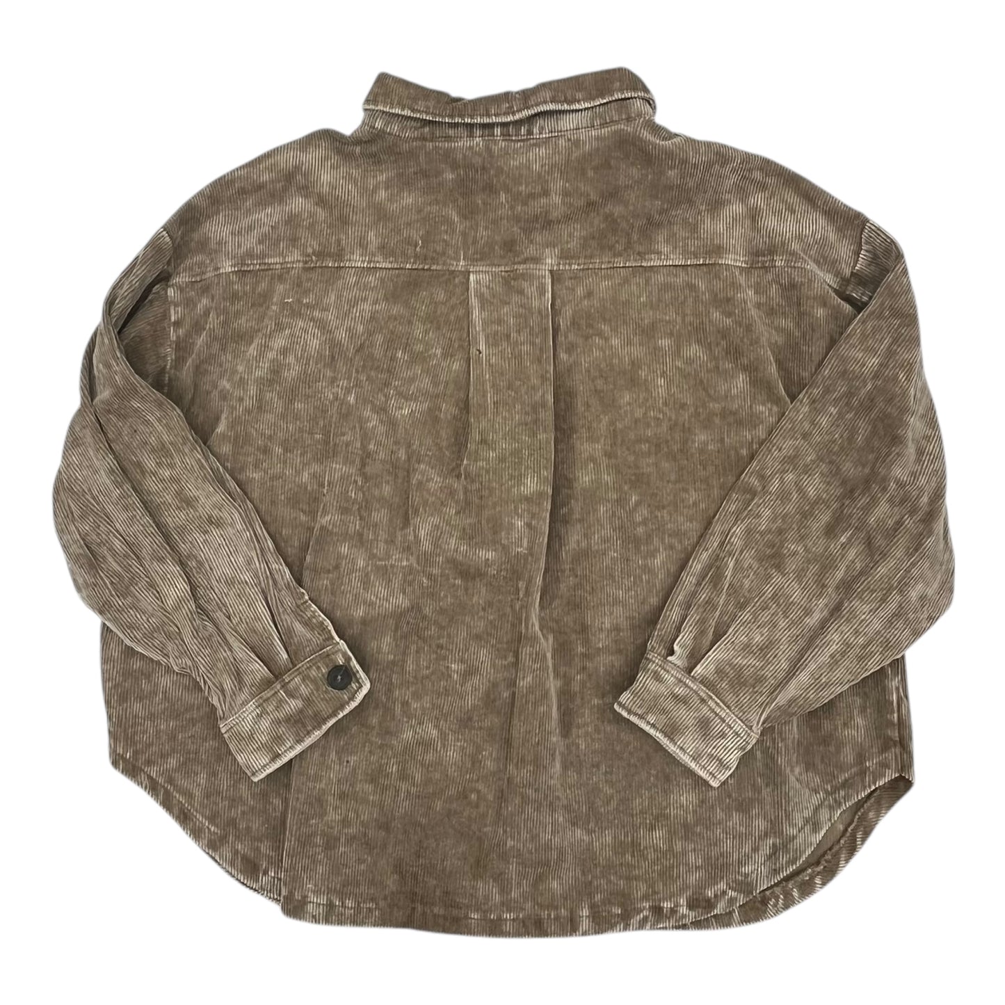 Jacket Other By Zenana Outfitters In Brown, Size:3X